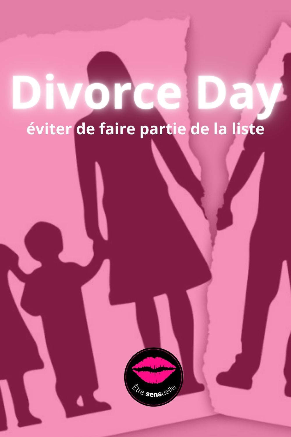 famille divorcée avec une déchirure entre l'homme et la femme qui. donne la main a ses enfants